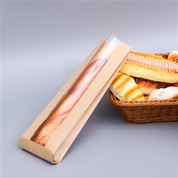 크래프트 종이 바게트 창 포장 백