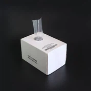 -평평한 폴리 백을 상자에 넣기